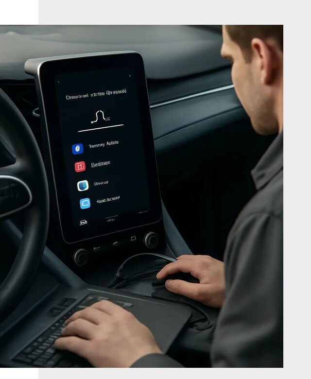 Установка приложений Lynk Co на автомобиль в Борзе
