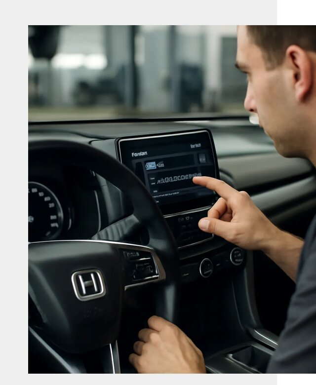 Русификация панели приборов Honda в Борзе по цене 5151 ФастМобиль-Бря