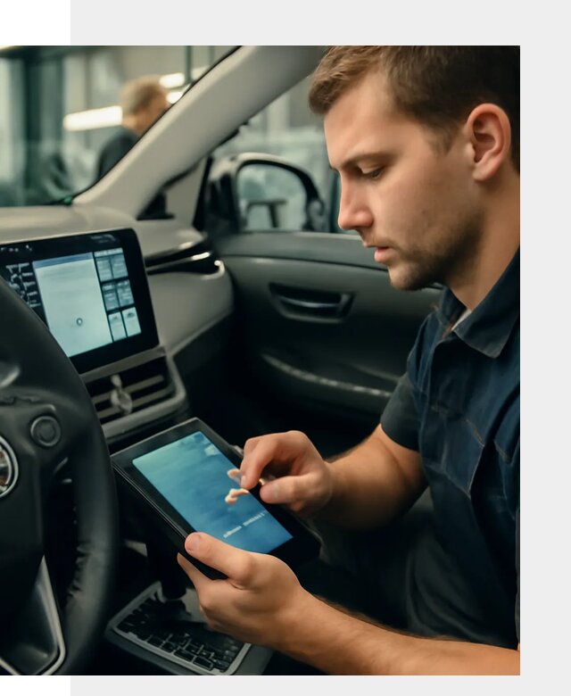 Установка приложений Toyota на мультимедиа в Борзе